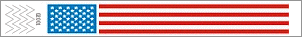 USA Flag Tyvek Wristbands